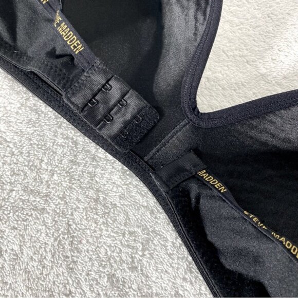 Steve Madden Black T Shirt Bra 36C - Picture 6 of 7